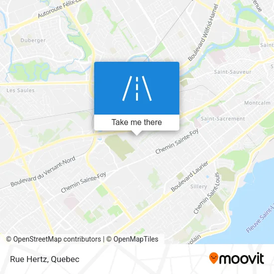 Rue Hertz map