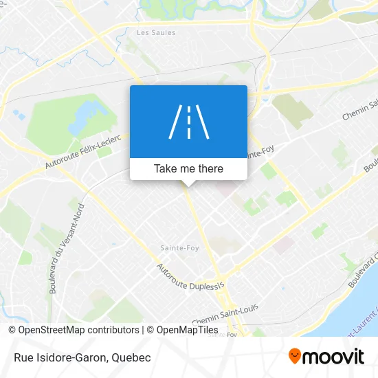 Rue Isidore-Garon map