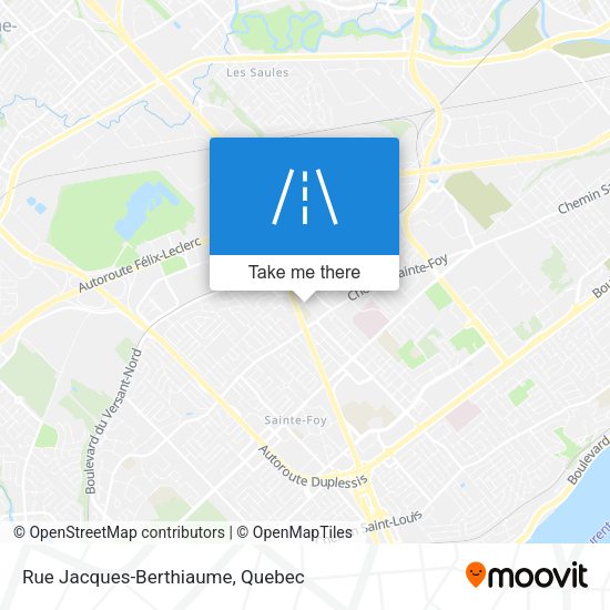 Rue Jacques-Berthiaume map