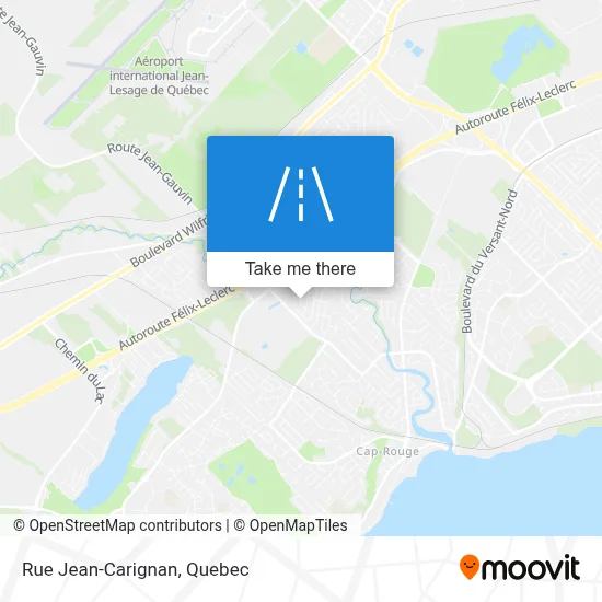 Rue Jean-Carignan map