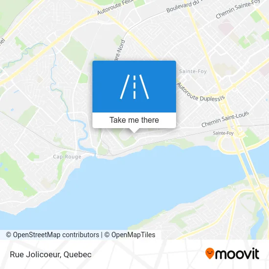 Rue Jolicoeur map