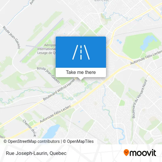 Rue Joseph-Laurin map