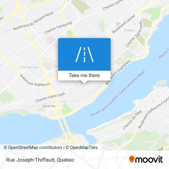 Rue Joseph-Thiffault map