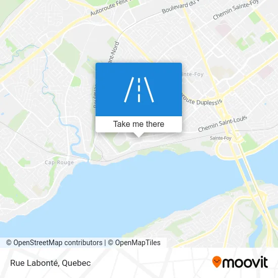 Rue Labonté map
