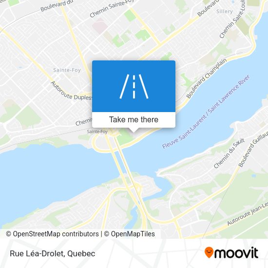 Rue Léa-Drolet map