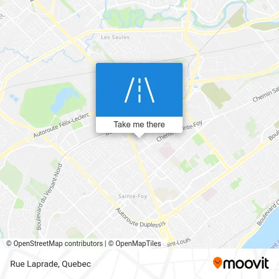 Rue Laprade map