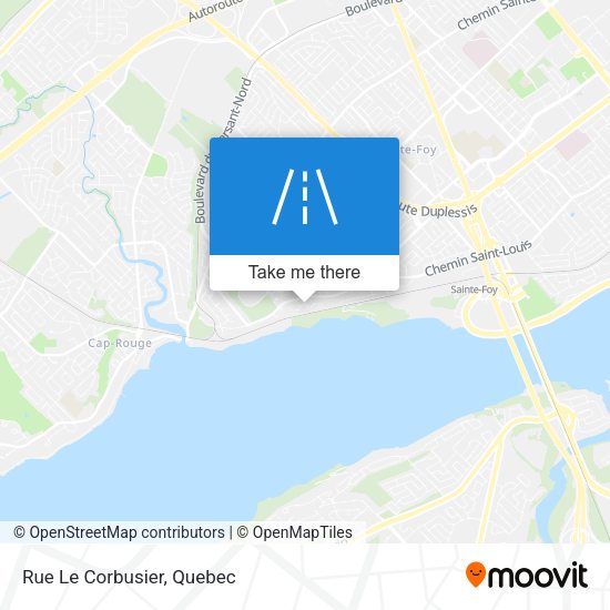 Rue Le Corbusier map