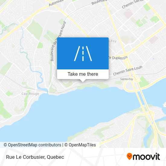 Rue Le Corbusier map