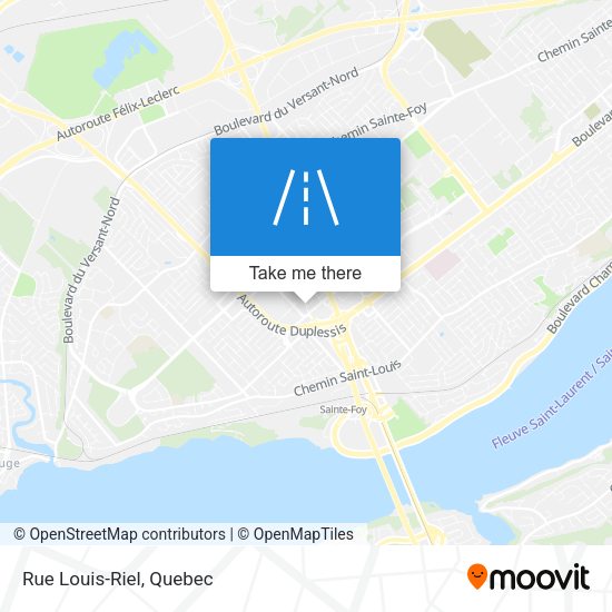 Rue Louis-Riel map