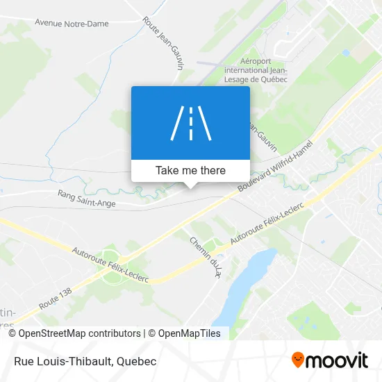 Rue Louis-Thibault map