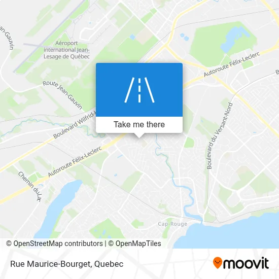 Rue Maurice-Bourget map