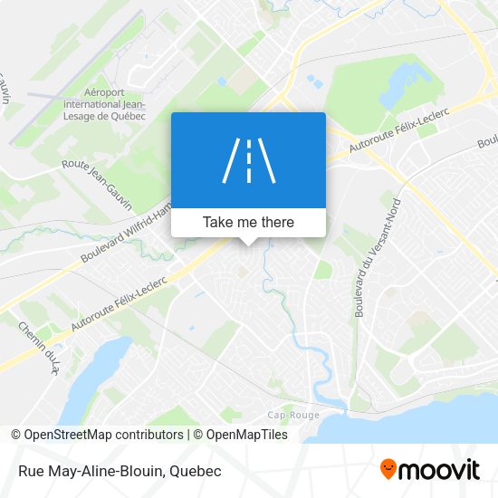 Rue May-Aline-Blouin map