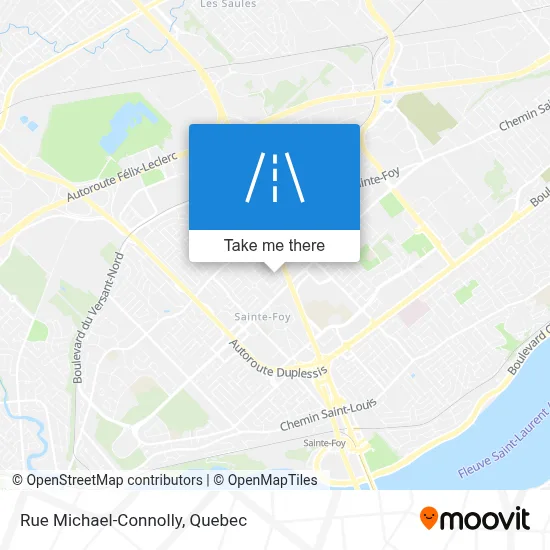 Rue Michael-Connolly map