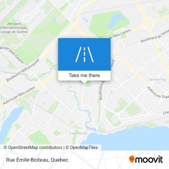 Rue Émile-Boiteau map