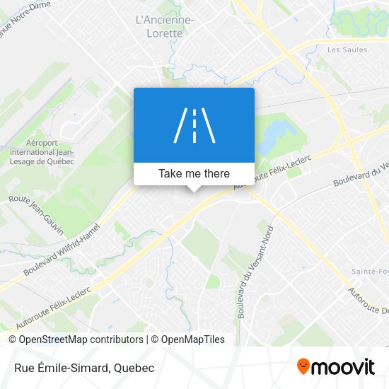 Rue Émile-Simard map