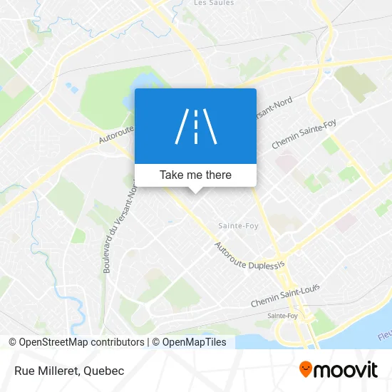 Rue Milleret map