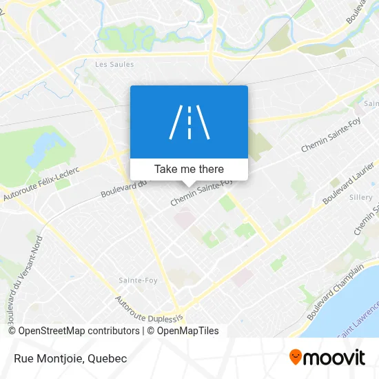 Rue Montjoie map