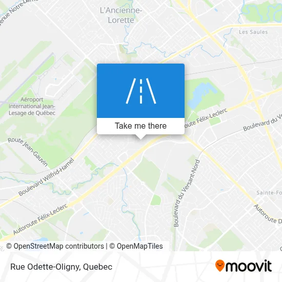Rue Odette-Oligny map