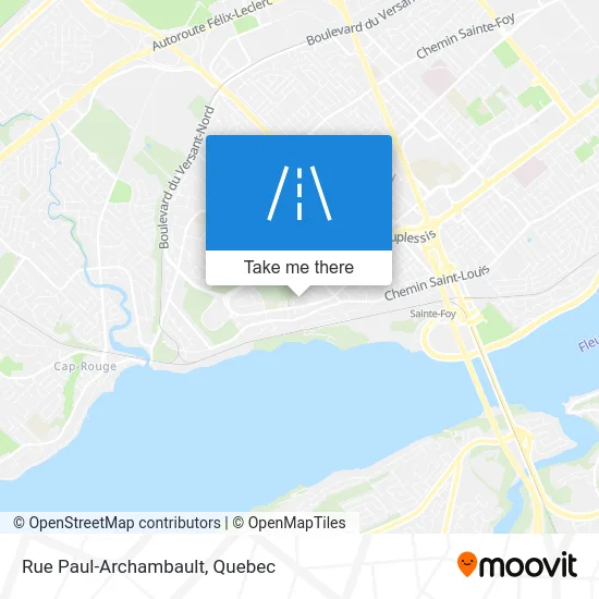 Rue Paul-Archambault map