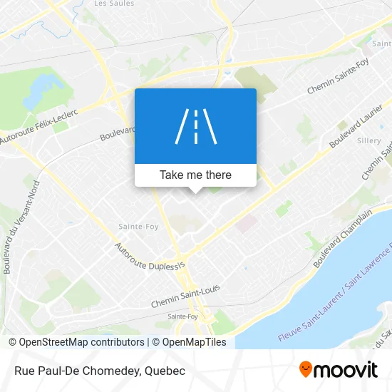 Rue Paul-De Chomedey map