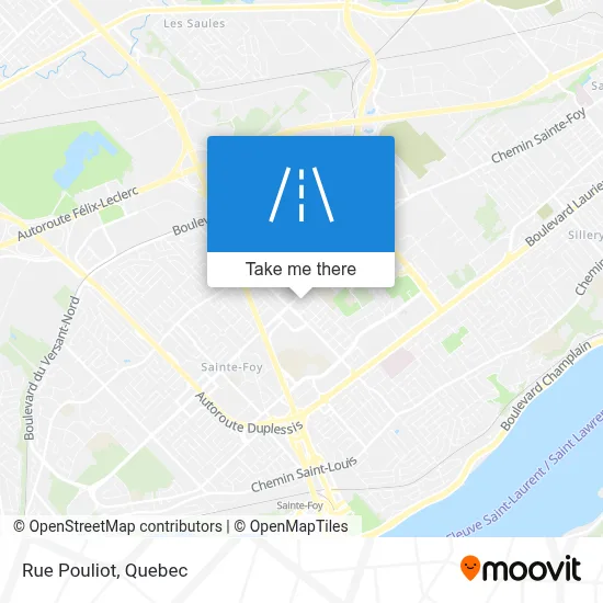 Rue Pouliot map