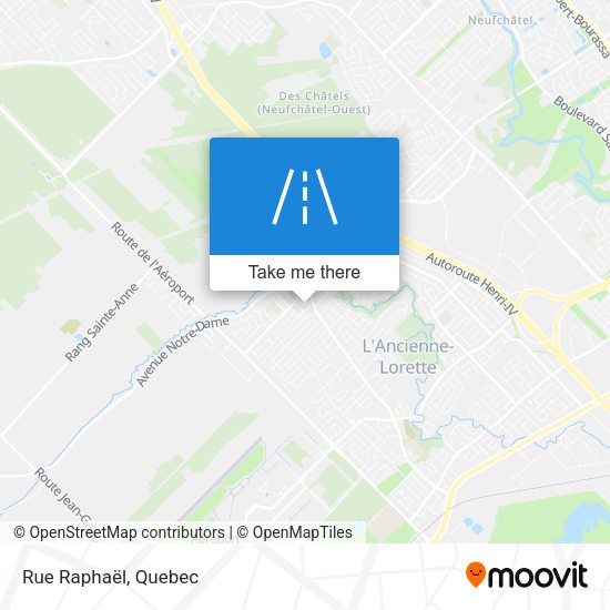 Rue Raphaël map