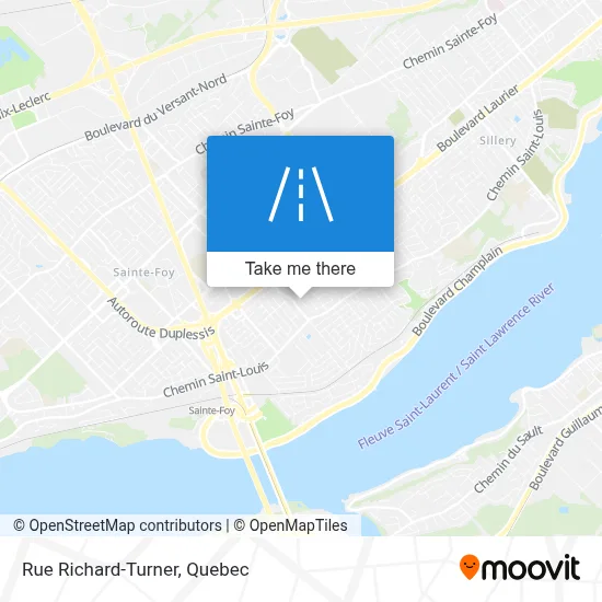 Rue Richard-Turner map