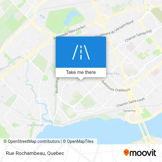 Rue Rochambeau map