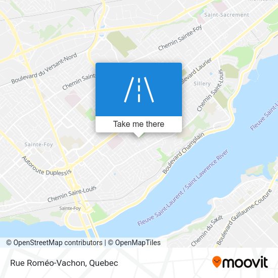 Rue Roméo-Vachon map