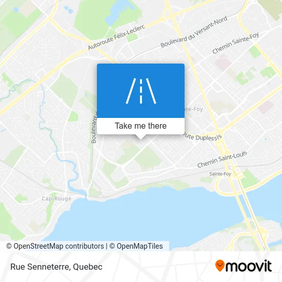 Rue Senneterre map