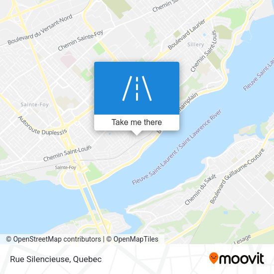 Rue Silencieuse map