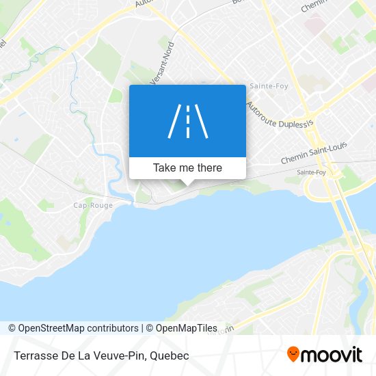 Terrasse De La Veuve-Pin map