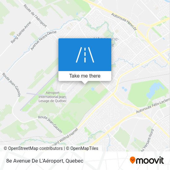 8e Avenue De L'Aéroport map