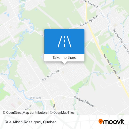 Rue Alban-Rossignol map