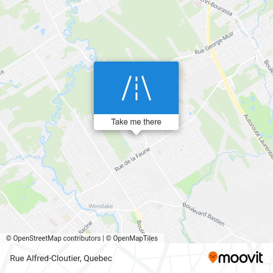 Rue Alfred-Cloutier map
