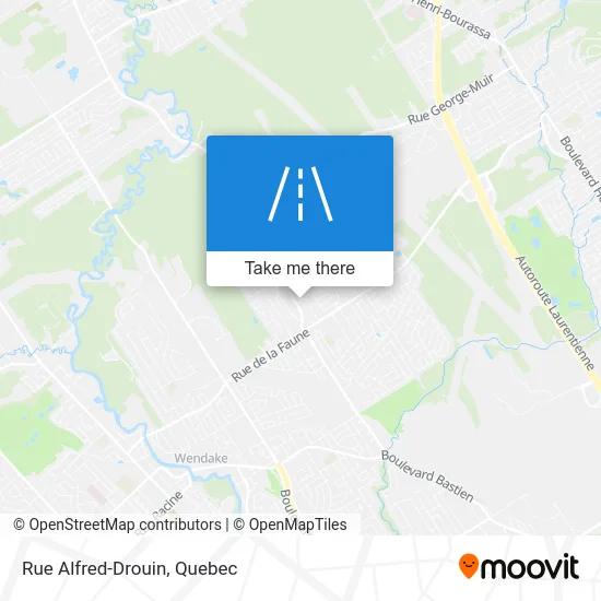 Rue Alfred-Drouin map