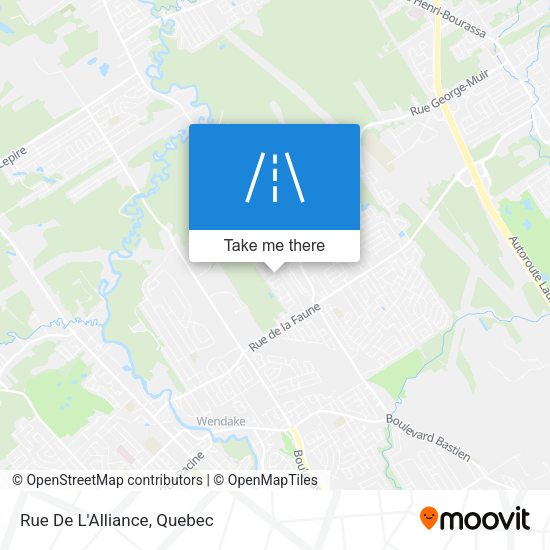 Rue De L'Alliance map
