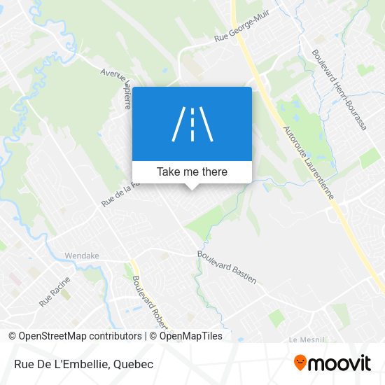 Rue De L'Embellie map
