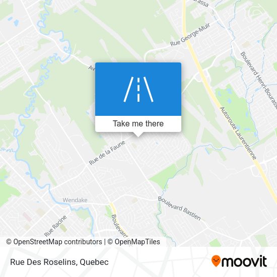 Rue Des Roselins map
