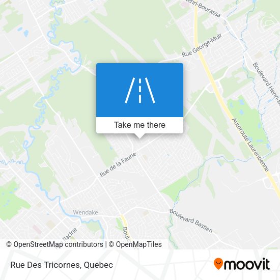 Rue Des Tricornes map