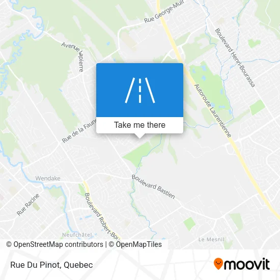 Rue Du Pinot map