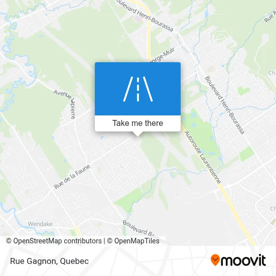 Rue Gagnon map