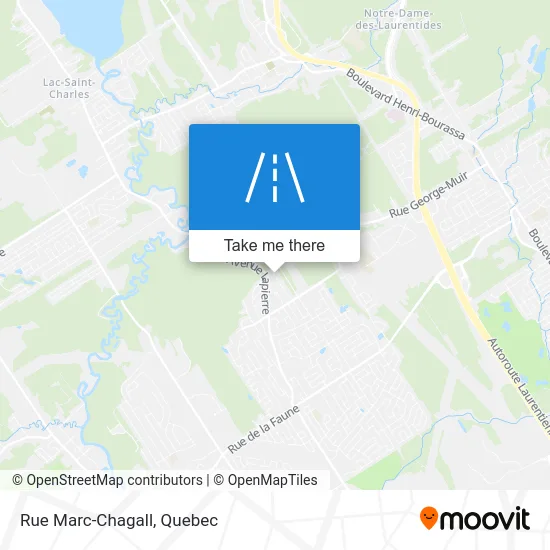Rue Marc-Chagall map