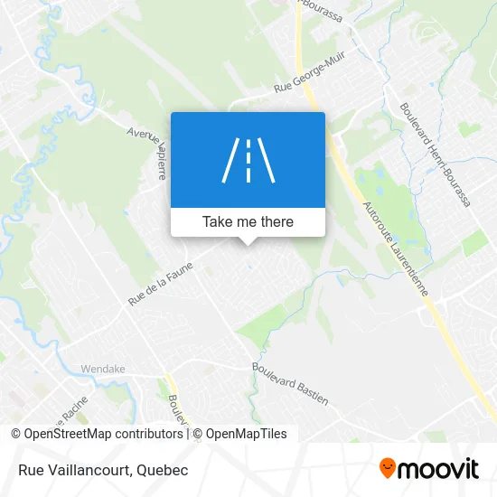 Rue Vaillancourt map