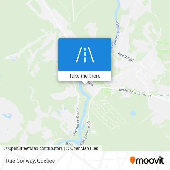 Rue Conway map
