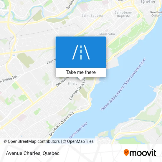 Avenue Charles map