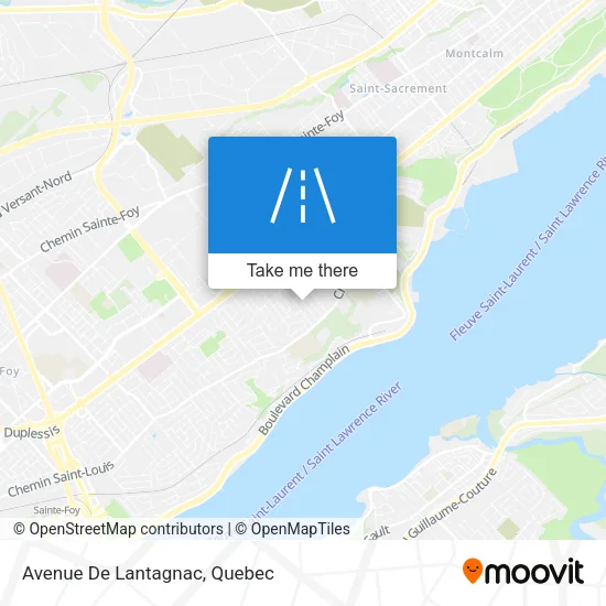 Avenue De Lantagnac map