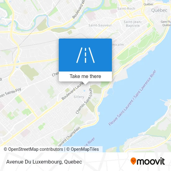 Avenue Du Luxembourg map