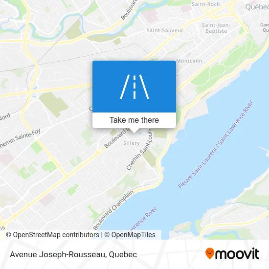 Avenue Joseph-Rousseau map