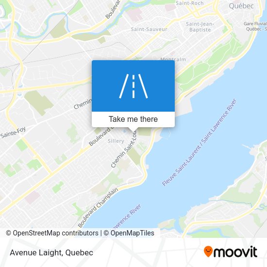 Avenue Laight map